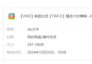 【VMD】韩国女团【TWICE】精选10支舞蹈 -2022.11.5.zip-林夕资源VAM