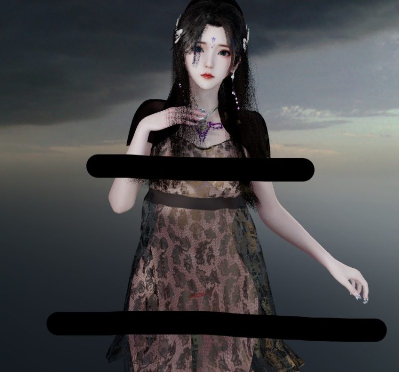 VAM-YJ.Female_Korean_Dress_Short.1-林夕资源VAM