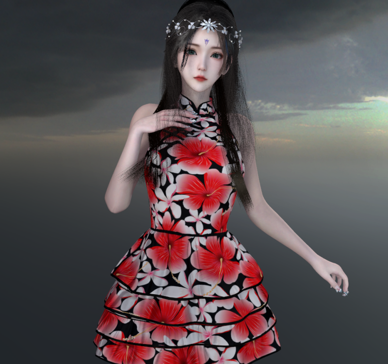 chineseFrilldressMoogle-林夕资源VAM