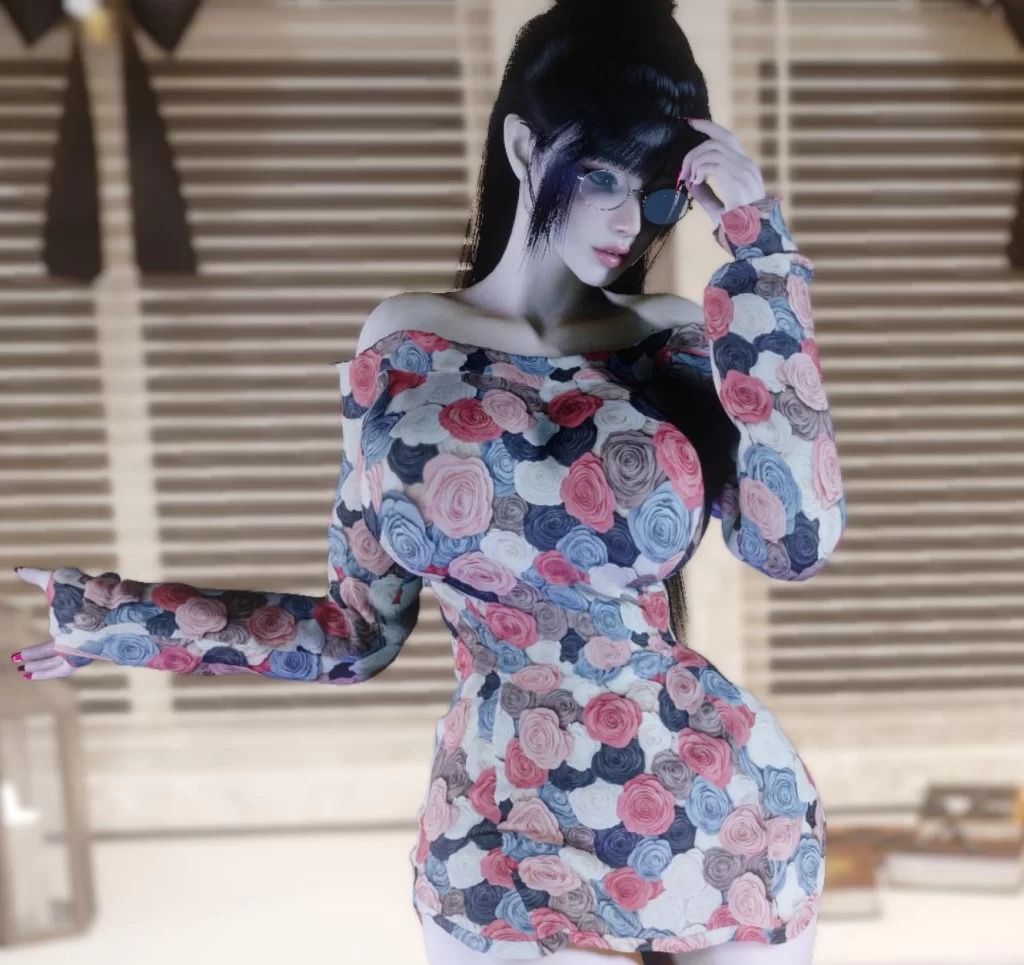 vvvevevvv.Off_The_Shoulder_Dress-林夕资源VAM