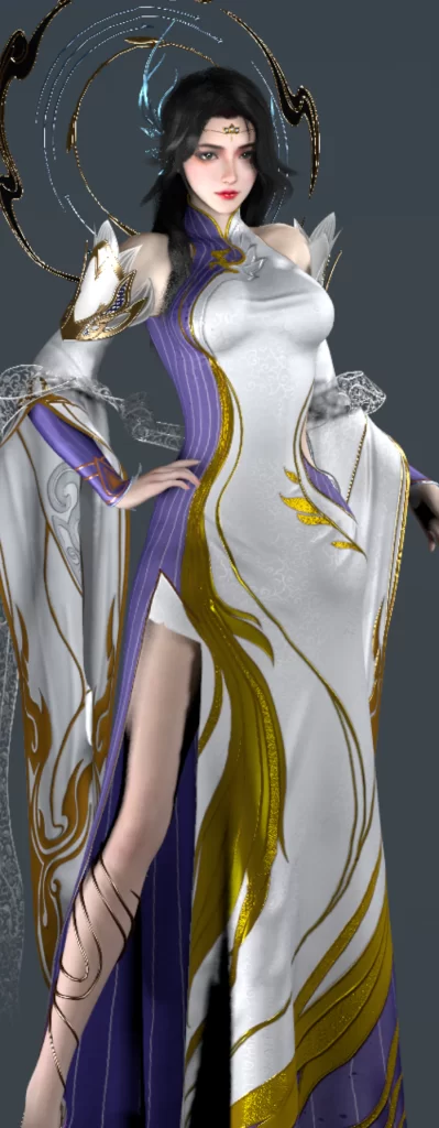 图片[2]-Archer.玄衣金瓶儿服装-林夕资源VAM