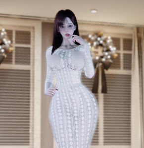 Vmax.K07_Striped_dress-林夕资源VAM