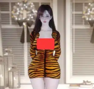 Vmax.LE09_tiger_stripe_dress-林夕资源VAM