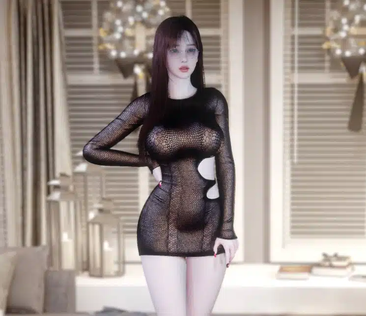 Vmax.DC35_snake_pattern_dress-林夕资源VAM